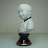 Bust Alexandre Brongniart biscuit after Houdon