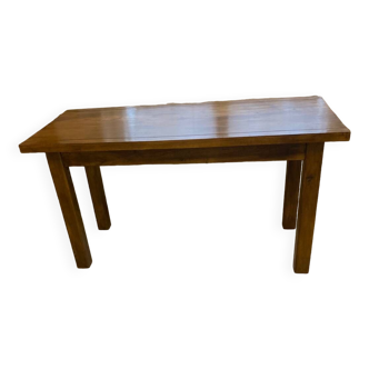 Solid wood table