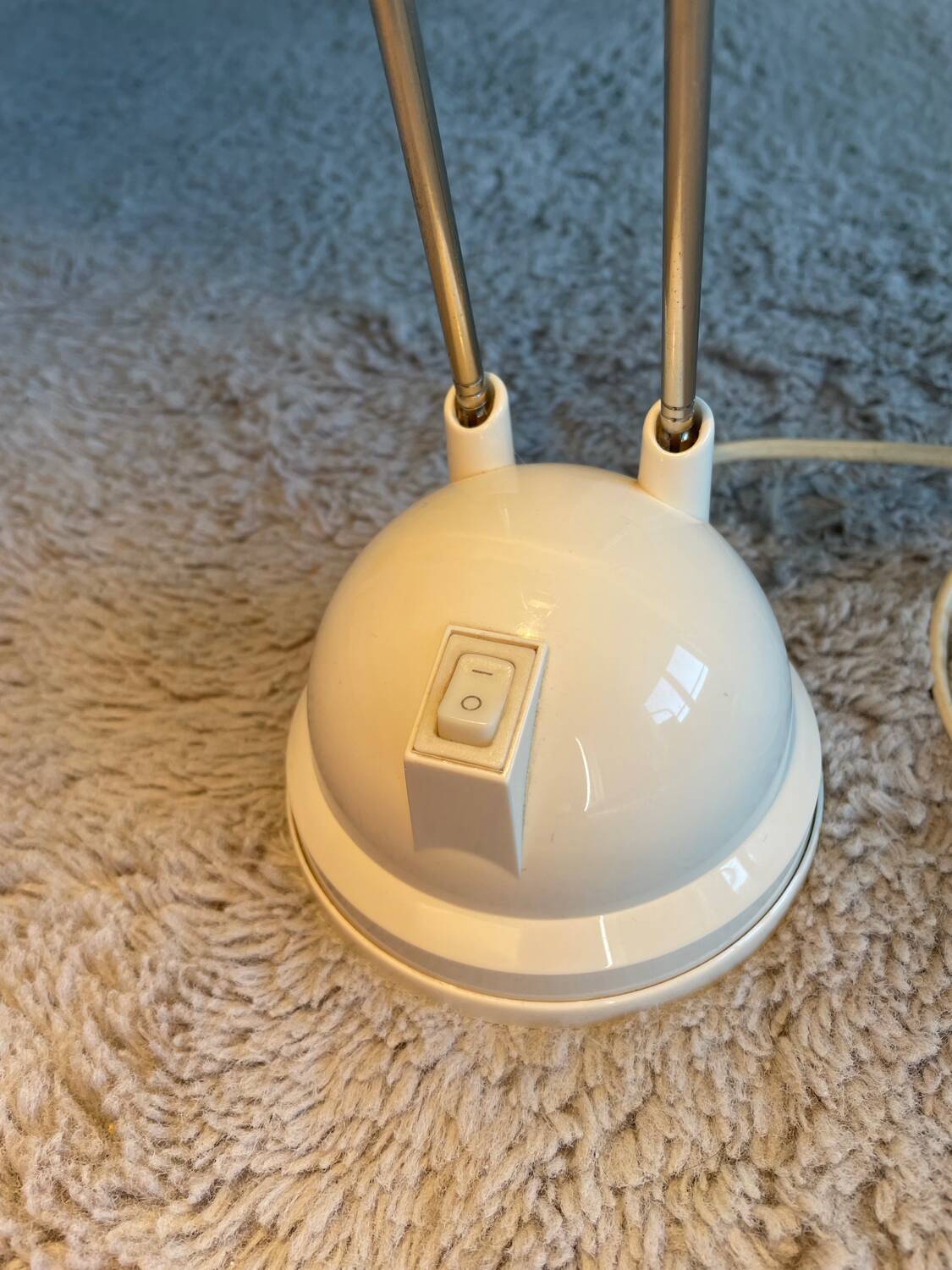 Lampe telescopique ikea vintage blanche