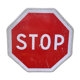 Panneau vintage stop