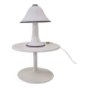 Rare '70s Murano Mushroom Lamp – Hand-Blown Glass with White Diffused Light
