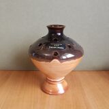Pique flowers vase soliflore ceramic art decoration vintage hand decoration