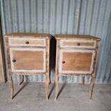 Set of two vintage bedside tables