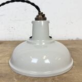Vintage Industrial Beige Painted Ceiling Lamp, 2000s