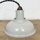 Vintage Industrial Beige Painted Ceiling Lamp, 2000s