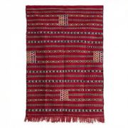 Tapis marocain kilim rouge 140x230 cm