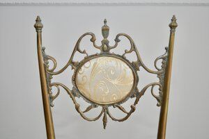 Hollywood regency chiavarine side chairs, 1950s, set of 2