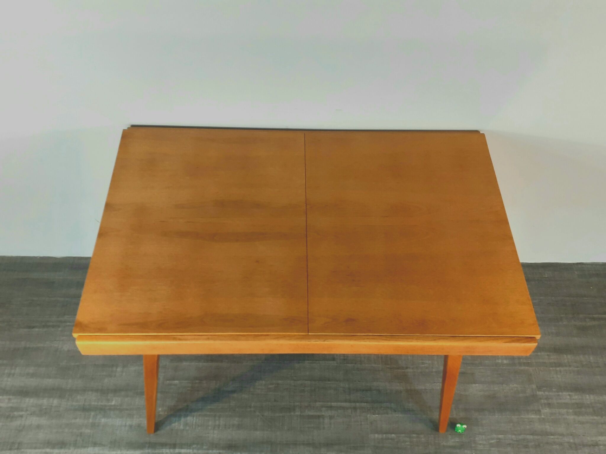 Extendable table in Beech Frantisek Jiràk by Tatra, Vintage Czechoslovak 1950s