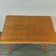 Extendable table in Beech Frantisek Jiràk by Tatra, Vintage Czechoslovak 1950s