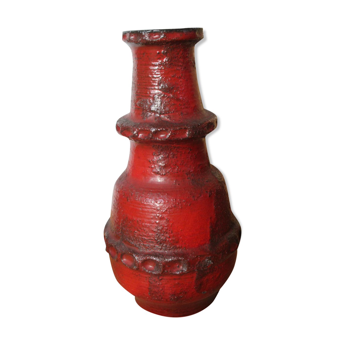 Red vase 50cm Carstens Tunnieshof