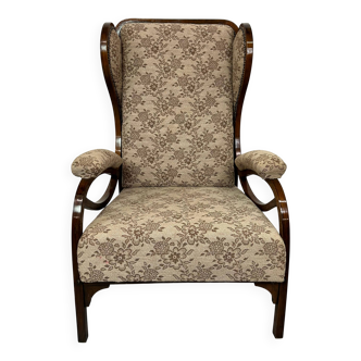 Art Nouveau wing chair no.6542 by Thonet