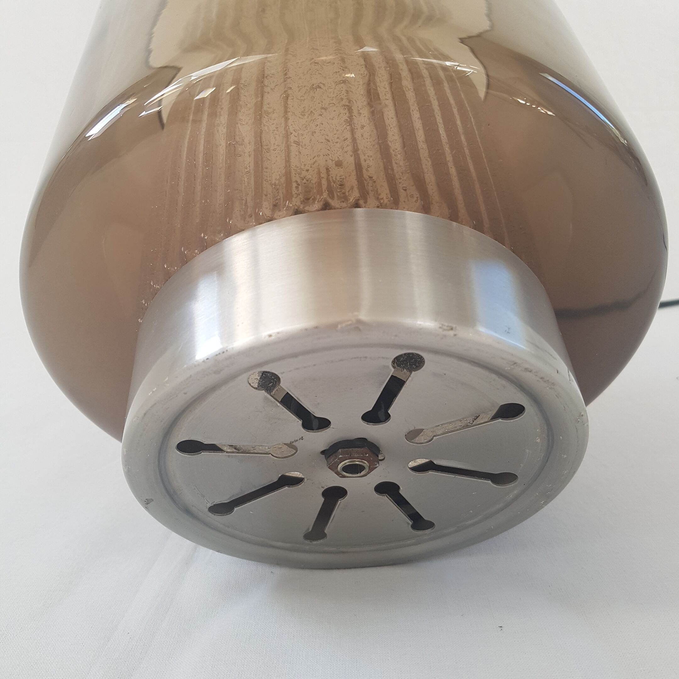 Raak B-1264 Amsterdam 1968 smoked glass table lamp