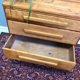 Vintage solid wood chest of drawers