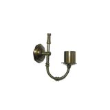 Wall sconce, eclectic, brass, Poland, 1970s.