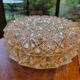 Diamond-pointed glass ceiling light