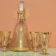 Carafe et verres Art deco