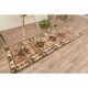 Orange Turkish Vintage Handmade Wool Runner Rug 82x256