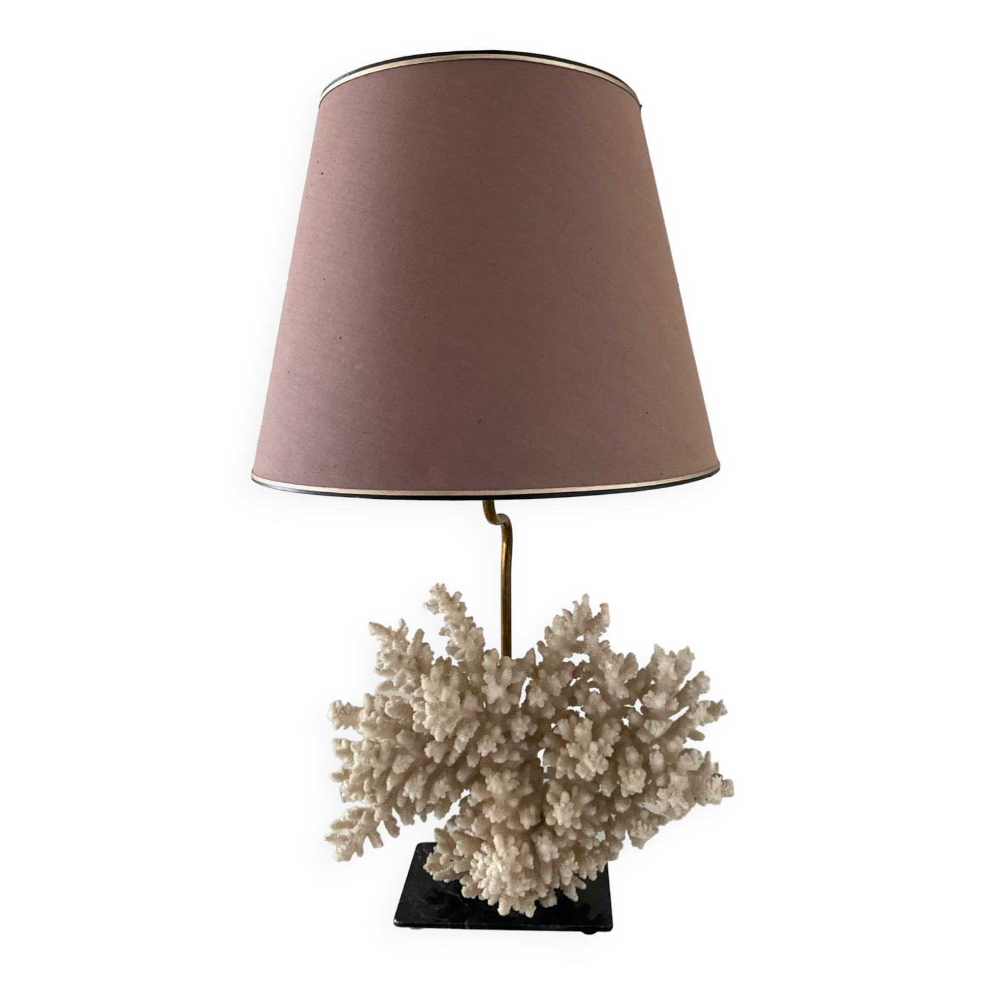 Hollywood Regency coral lamp from the 70s