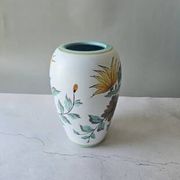 Vase vintage Flora Gouda Holland - Modèle Viola peint à la main