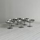 Set of 6 dessert bowls