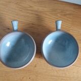 2 stoneware bowls Roger Jacques Saint Amand en Puisaye