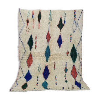 Tapis Marocain berbère 226 x 170 cm tapis Azilal en laine
