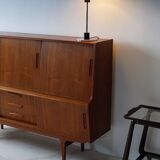 Mid-century Danish teak highboard