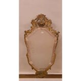 Mirror gilded wood Venice late 19th  50x100cm