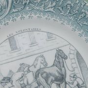 antique Lunéville "Opaque" plates
