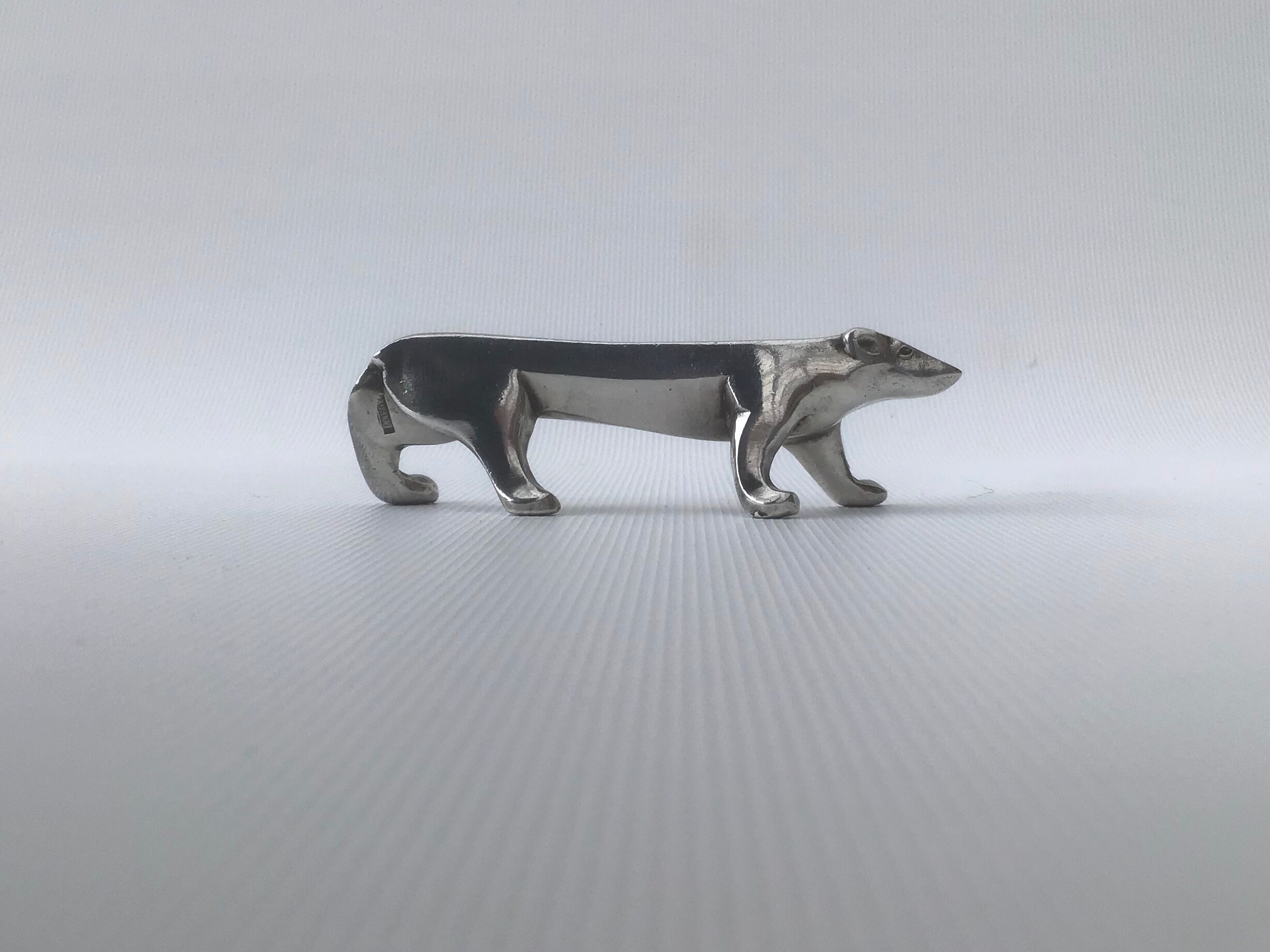12 knife holders by Edouard Sandoz for the Goldsmith Gallia-Christofle