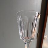 2 WINE GLASSES IN CUT BACCARAT CRYSTAL, 19TH CENTURY PERIOD CIRCA 1850 - 11.4CM