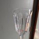 2 WINE GLASSES IN CUT BACCARAT CRYSTAL, 19TH CENTURY PERIOD CIRCA 1850 - 11.4CM