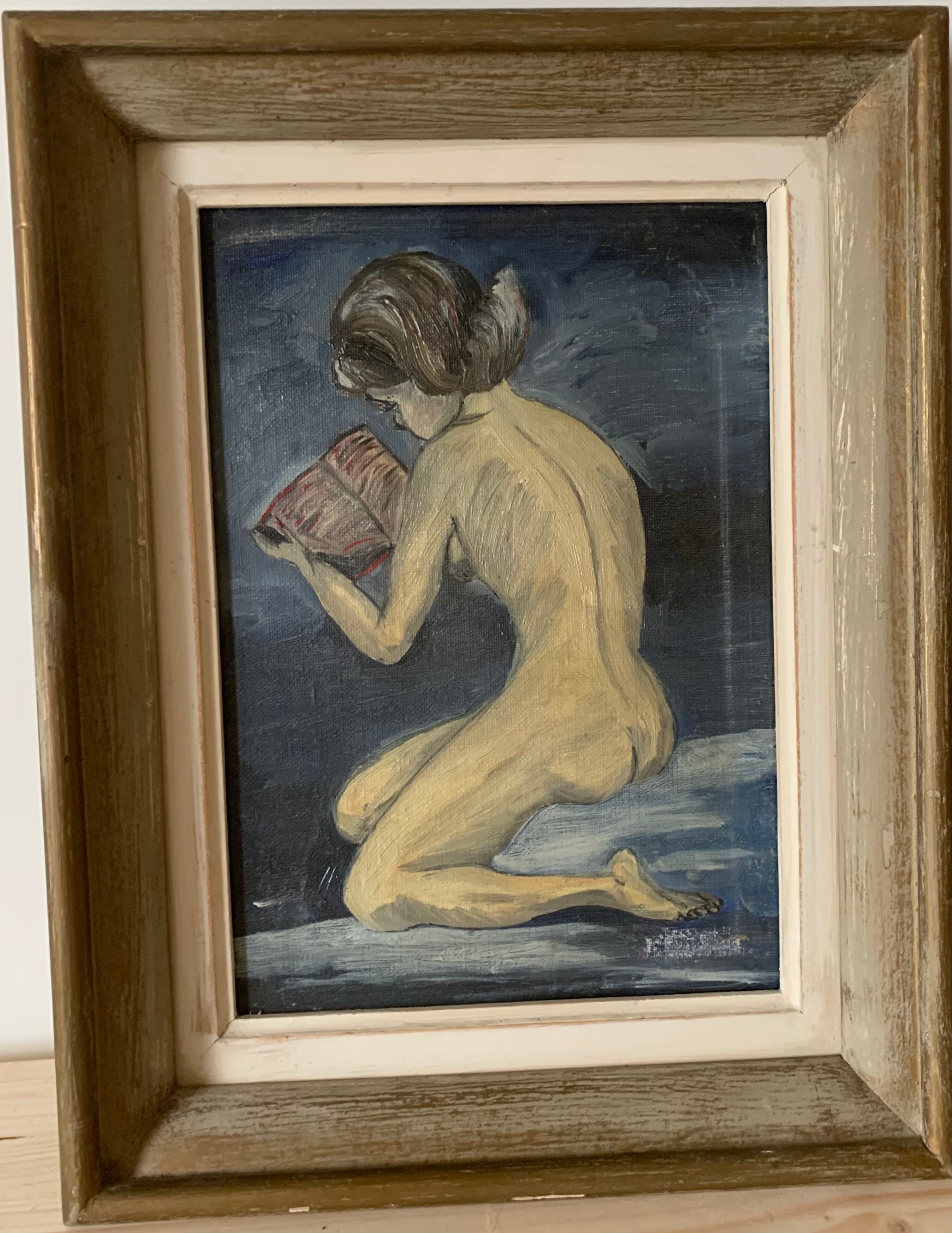 Oil on canvas painting