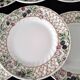 6 dessert plates in Churchill porcelain, model "Blackberry Trellis"
