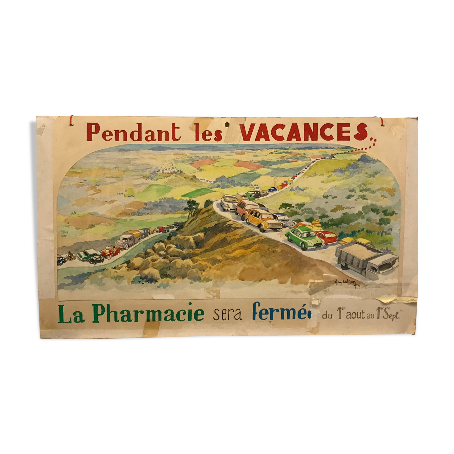 Original illustration Guy Sabran Holidays