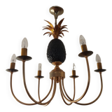 Pineapple chandelier from the 70'S in brass