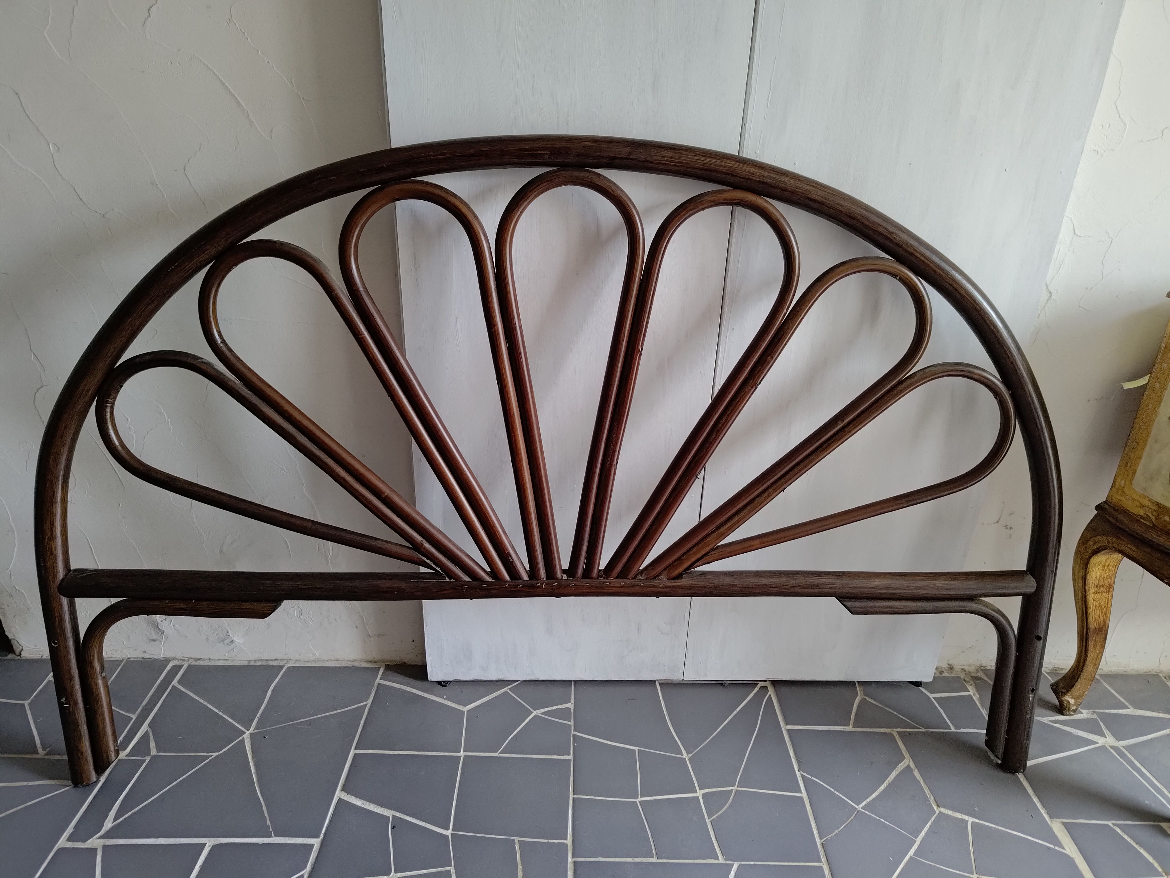 Headboard 140 rattan bamboo