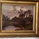 Louis Marius Gueit 1877-1956 The Dawn in the Landes signed Hsp 42 x 53cm