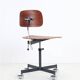 Kevi office chair by Jørgen Rasmussen / Teak / 1960s / Mid-century Danish modern design