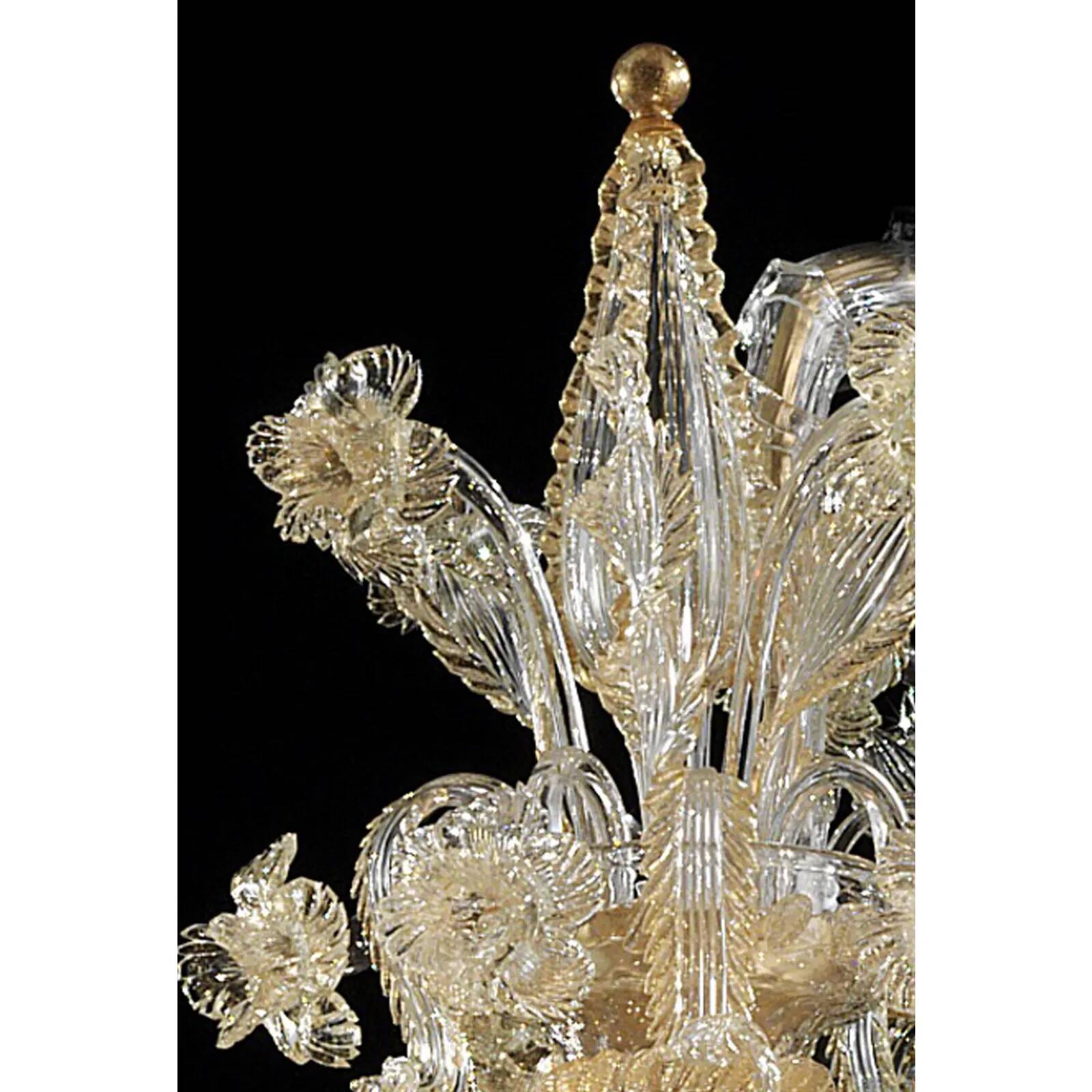 Handcrafted Imperial Venetian Murano Glass Ca’ Rezzonico Chandelier