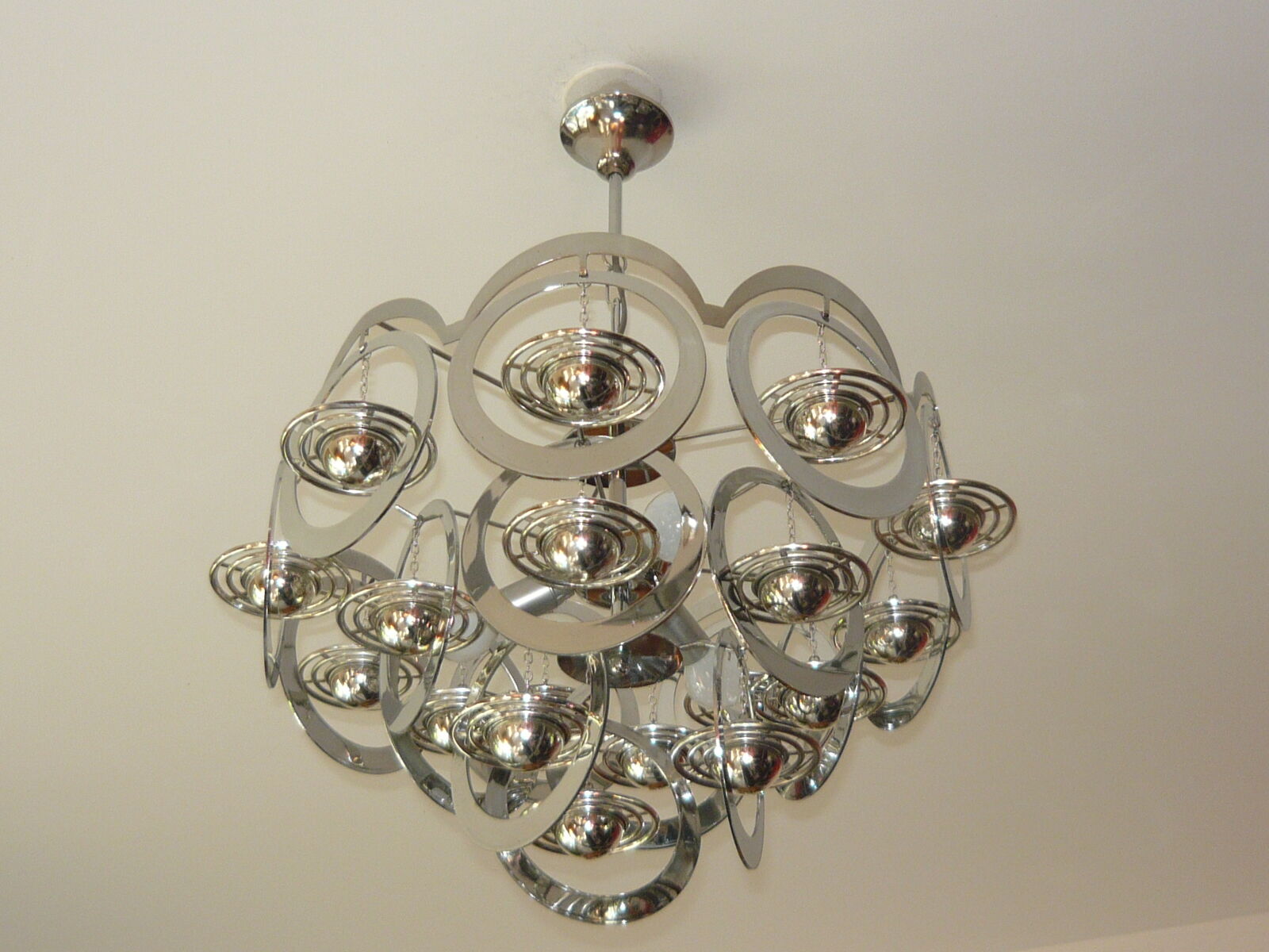 Chandelier panetes space age years 70