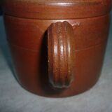 Bonny stoneware pot with handle