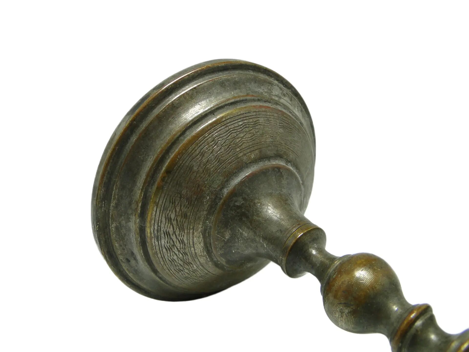 Empire candlestick, silver-plated brass, Austria, early 20th century