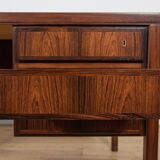 Mid-Century Model 77 Freestanding Desk in Teak from Omann Jun, 1960s