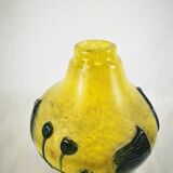 Blown Glass Vase Signed Jean Claude Novaro