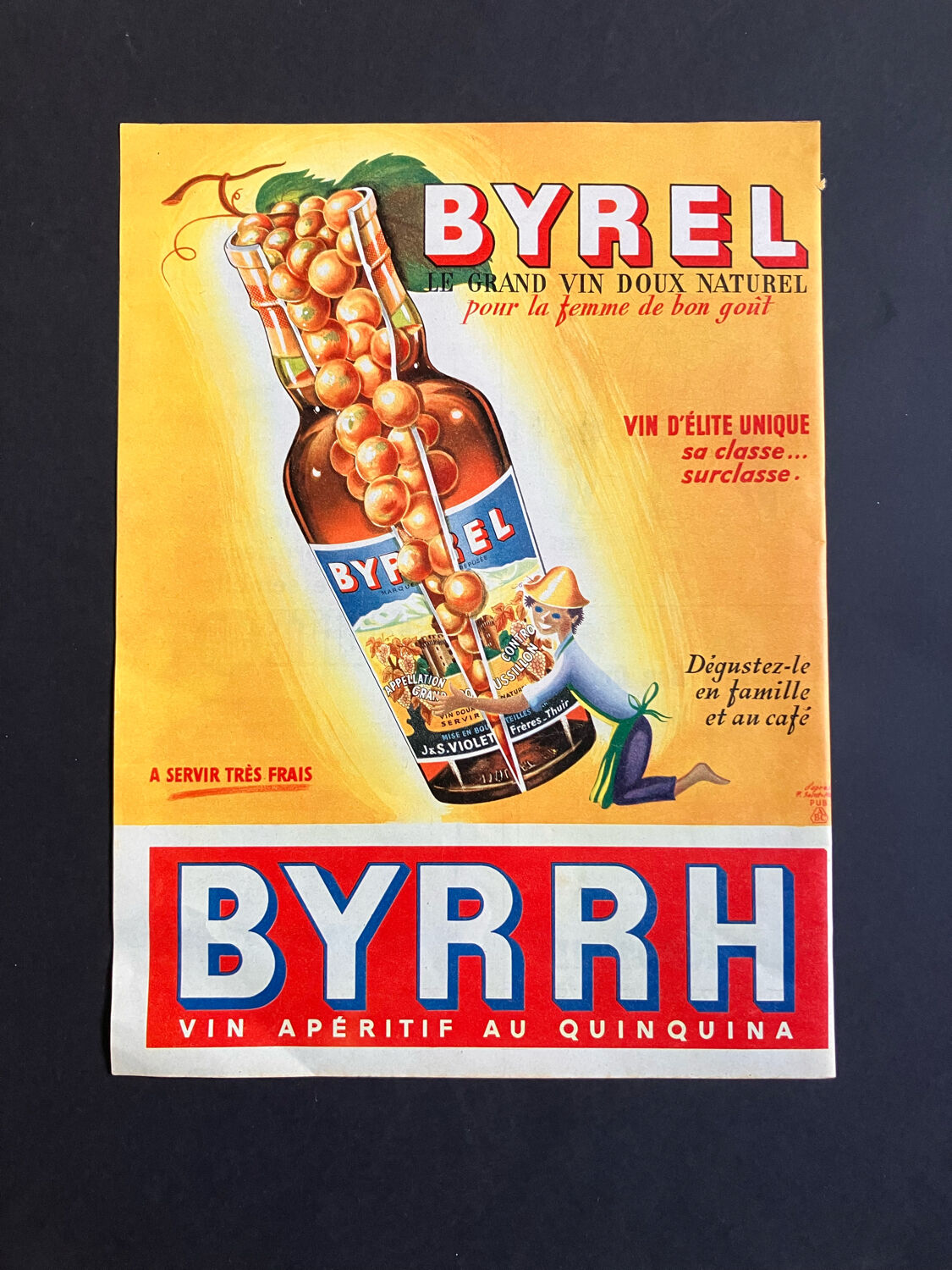 Affiche pub vintage