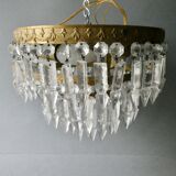 Luster with tassels and brass of the 60s-70s