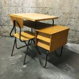 Vintage children's desk and chair