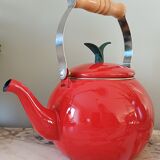 Enameled teapot