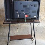 Vintage television & its furniture